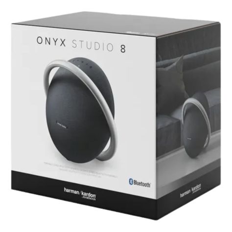 Parlante Harman Kardon Onyx Studio 8 Hkos8blkAM Portátil Con Bluetooth NEGRO 220v-4
