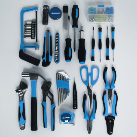 Juego Set Herramientas Manuales Blaupunkt 143pcs Prokit600-0