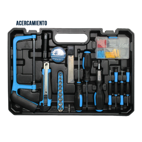 Juego Set Herramientas Manuales Blaupunkt 143pcs Prokit600-1