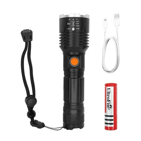 LINTERNA LED RECARGABLE FLASHLIGHT XA-B600 2000LUMENES-0