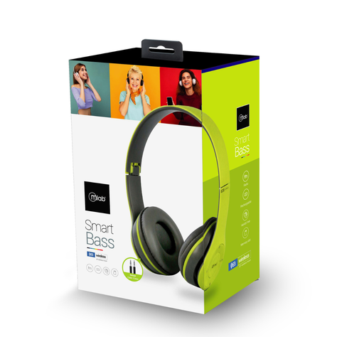 AUDIFONOS BLUETOOTH MICROLAB SMART BASS WIRELESS 09068-1