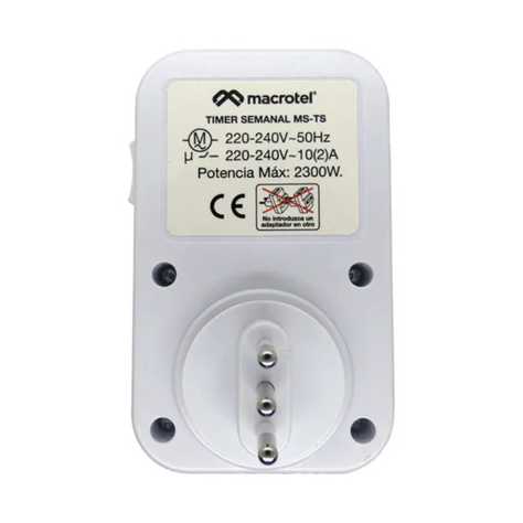 TIMER SEMANAL MACROTEL MS-TS -0
