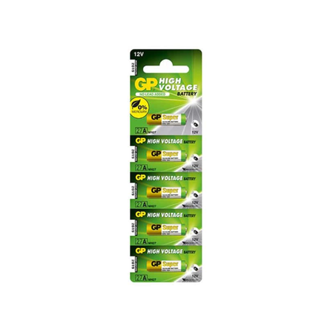Pila Alcalina Gp 27a 12v Pack 5 Uds-0