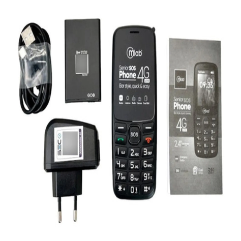 Teléfono Senior Bar Sos 4g Lte Mlab-3