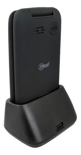Telefono Senior Shell 4g Lte Bt Sos 2.8 Negro Mlab 9338-2
