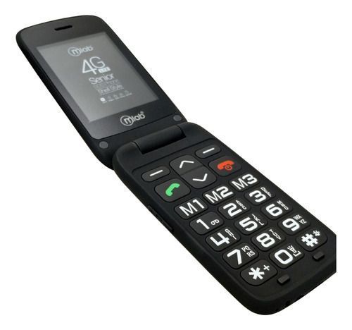 Telefono Senior Shell 4g Lte Bt Sos 2.8 Negro Mlab 9338-3