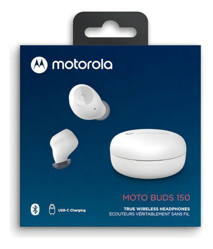 Audífonos Inalámbricos Motorola Tws Moto Buds 150 Bluetooth Color Blanco-1