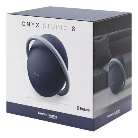 Parlante Harman Kardon Onyx Studio 8 Hkos8blUAM Portátil Con Bluetooth AZUL 220v-4