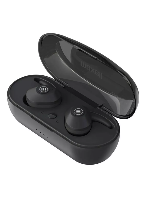 Audífonos In Ear Inalambricos Tws Maxell Bluetooth Mini Duo Negro-0