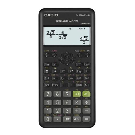 Calculadora Científica Digital Casio Fx-82la Plus Negra-2