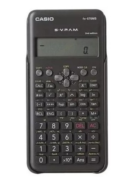 Calculadora Científica Casio Fx-570 Ms 401 Funciones-0