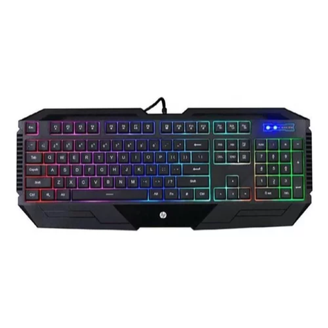 Teclado Gamer Hp K110 Iluminado Español Revogames-0