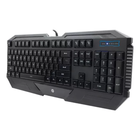 Teclado Gamer Hp K110 Iluminado Español Revogames-1