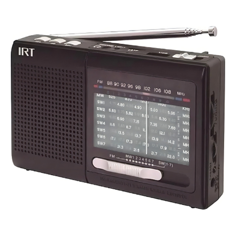 Radio Irt Am/fm/sw/usb/msd 9 Bandas Recargable Negra-2