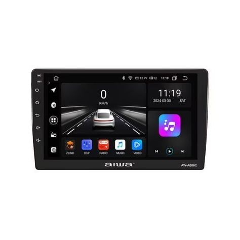 Radio Auto Android Aiwa 2 Din Hd 9'' 2gb Ram Wifi Aw-A808C-0