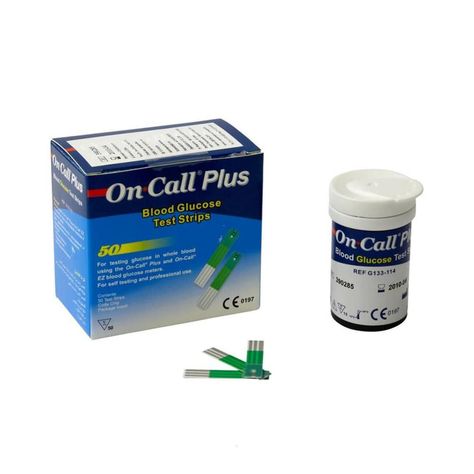 Tiras reactivas | On Call Plus | 50 unidades-0