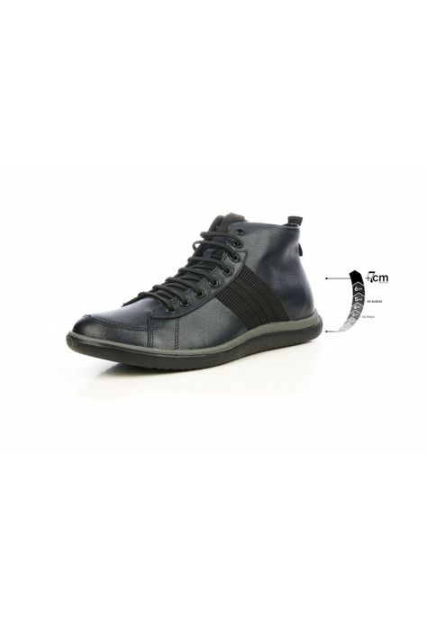 Zapatilla Hombre Upper Azul Max Denegri +7cms-0