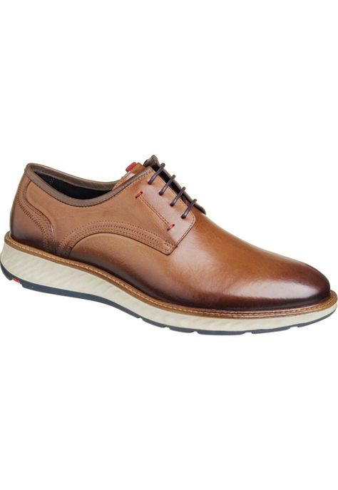 Zapato Hombre Hampton Café Claro Max Denegri +7cms-0