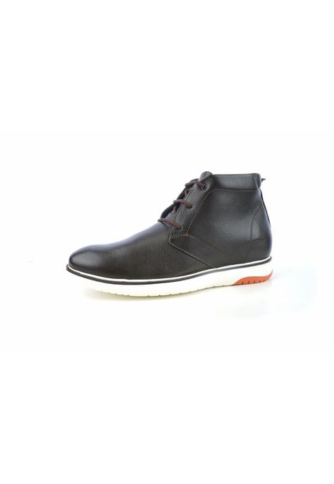 Botín Hombre Bernard Café Max Denegri +7cms-1