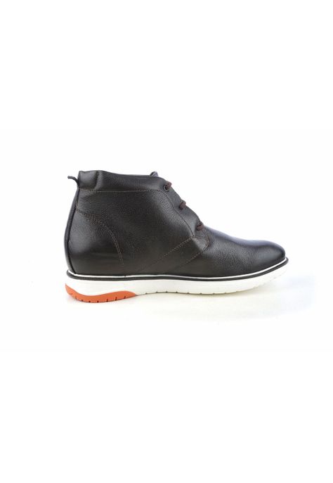 Botín Hombre Bernard Café Max Denegri +7cms-2