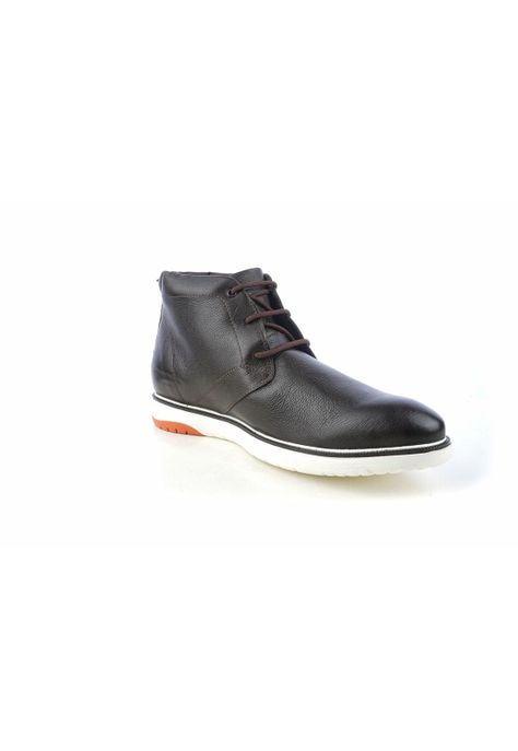 Botín Hombre Bernard Café Max Denegri +7cms-3