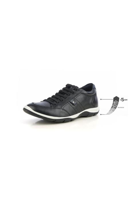 Zapatilla Hombre Control Negro Max Denegri +5cms-0