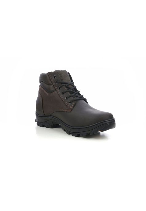 Botín Hombre Depot Café Oscuro Max Denegri +7cms-3