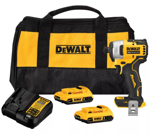 Atornillador de impacto atomic 20v dcf809d2-b2 dewalt-0