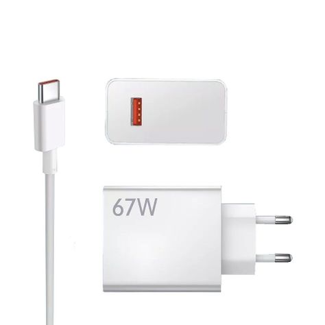 Cargador Original  67w Xiaomi + Cable Tipo C-1