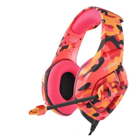AUDIFONOS GAMER ONIKUMA K1-B CAMOUFLAGE RED-0