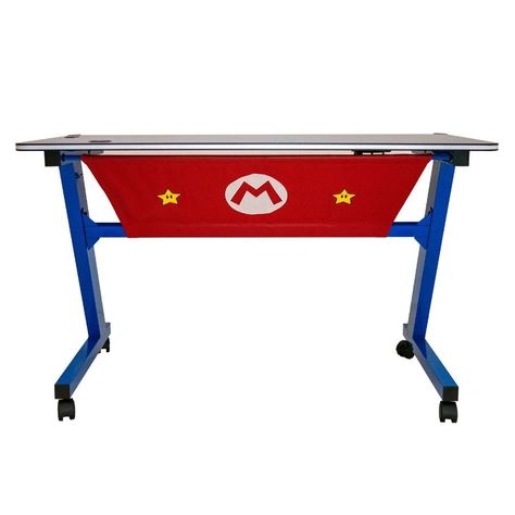 ESCRITORIO GAMER PANTHER SUPER MARIO LED-0