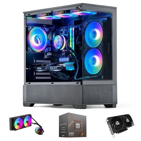 PC GAMER AMD RYZEN 7 8700 64Gb DDR5 2Tb RTX 4070 Ti SUPER WiFi-0