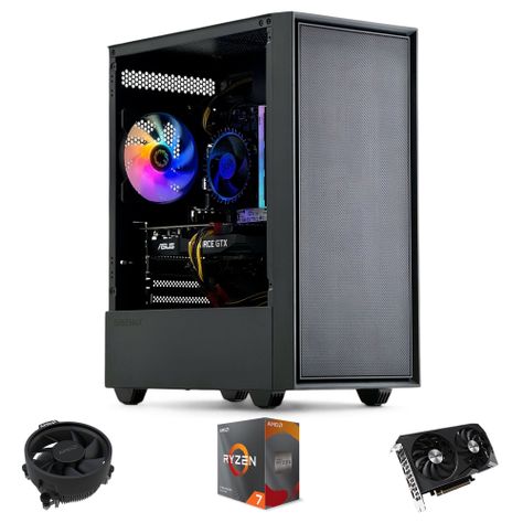 PC GAMER Storm: AMD RYZEN 7 5700 16gb 1Tb GTX 1650 WiFi-0