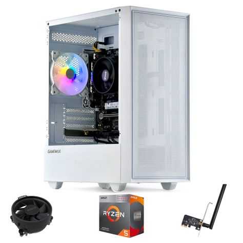 PC GAMER Blanco: AMD RYZEN 5 5600GT 16gb 1Tb Radeon Vega WiFi-0
