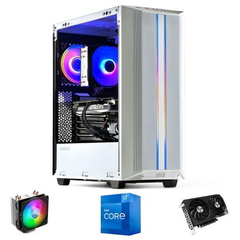 PC GAMER Blanco INTEL CORE i7 12700 32gb DDR5 1Tb RTX 4060 WiFi-0