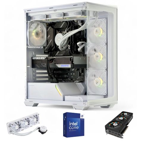 PC GAMER Blanco INTEL CORE i9 14900KF 32gb DDR5 1Tb RTX 5070-0