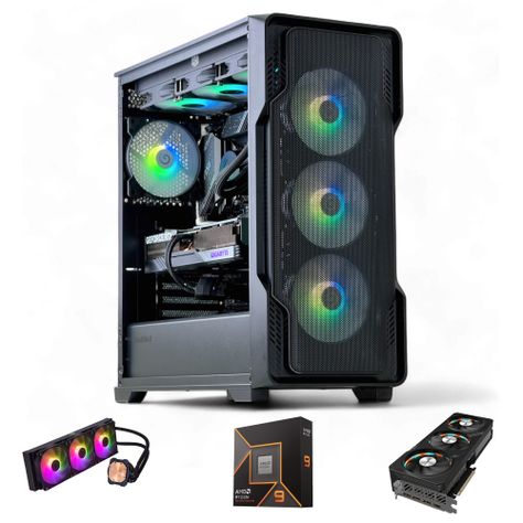 PC GAMER AMD RYZEN 9 9900X 128gb 2Tb RTX 4070 Ti SUPER WiFi-0