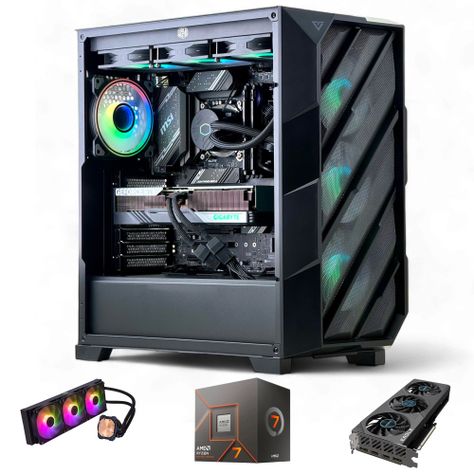 PC GAMER AMD RYZEN 7 8700 64gb 2Tb RTX 4070 Ti SUPER WiFi-0