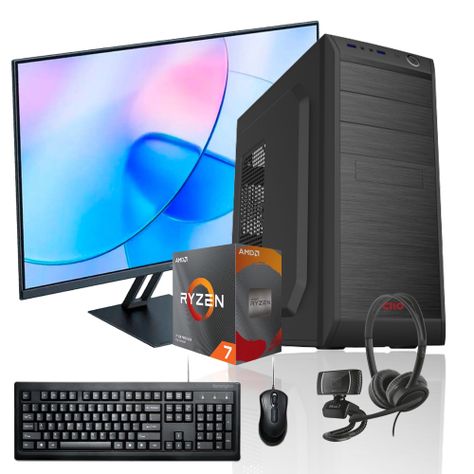 PC + MONITOR 27 + Perif: AMD RYZEN 7 5700g 32gb 1Tb Vega WiFi-0