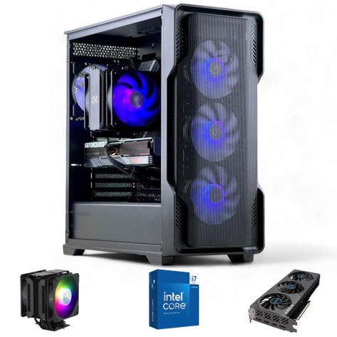 PC GAMER Siege INTEL CORE i7 14700K 32gb DDR5 2Tb RTX 4060 Ti 16GB WiFi-0