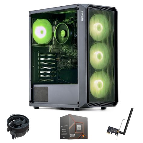 PC GAMER AMD RYZEN 7 8700G 32gb DDR5 1Tb Radeon 780M WiFi-0