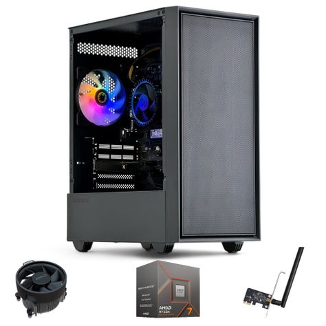 PC GAMER: AMD RYZEN 7 8700G 16gb DDR5 500Gb Radeon 780M WiFi-0