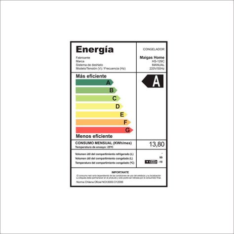 Congelador dual tapa dura 99 litros HS-129C-3
