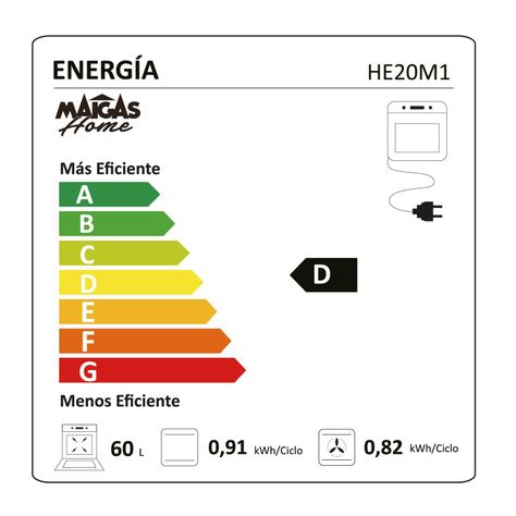 HORNO EMPOTRABLE ELÉCTRICO HE20M1-7
