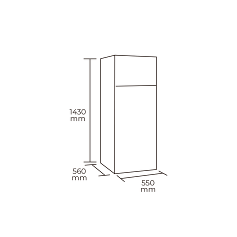 REFRIGERADOR NO FROST 196 LTS FC2-261-4