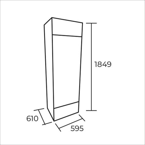 VISICOOLER 292 LTS.  LG-300-3