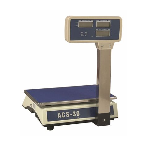 Balanza Electronica 30 Kg. c/Panel Lateral-1