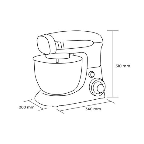 Batidora 4 litros lorenzza SC232B-3