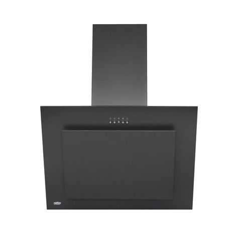 Campana Mural Negra 60 cm, 3 velocidades-2