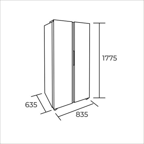 Refrigerador Side by Side 442 litros-1